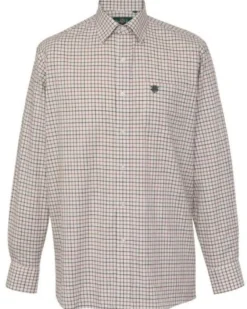 Alan Paine Shirts & Tops|Shirts<Ilkley Men's Shirt Longer Length Shooting Fit