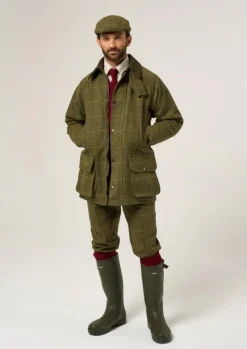 Alan Paine Jackets & Coats|Jackets & Coats<Men's Rutland Waterproof Tweed Shooting Coat