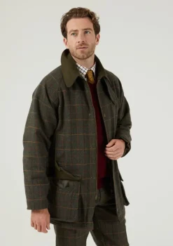 Alan Paine Jackets & Coats|Jackets & Coats<Men's Rutland Waterproof Tweed Shooting Coat