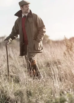 Alan Paine Jackets & Coats|Jackets & Coats<Men's Rutland Waterproof Tweed Shooting Coat