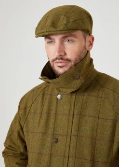 Alan Paine Hats & Scarves|Hats & Scarves<Men's Rutland Waterproof Tweed Flat Cap