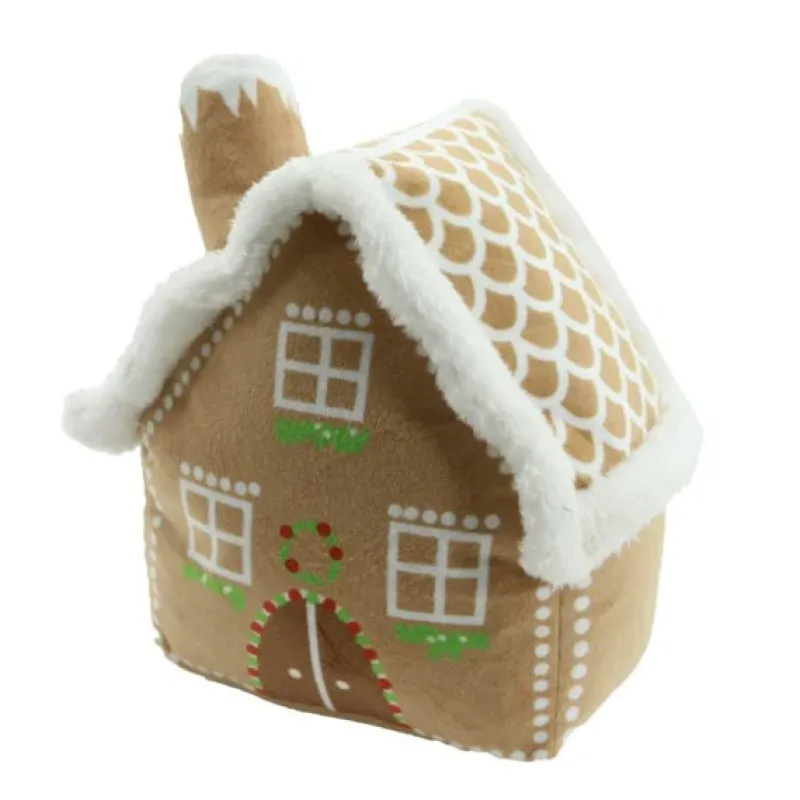 Ancol Pet Products Dog Toys<Ancol Gingerbread House Plush Dog Toy