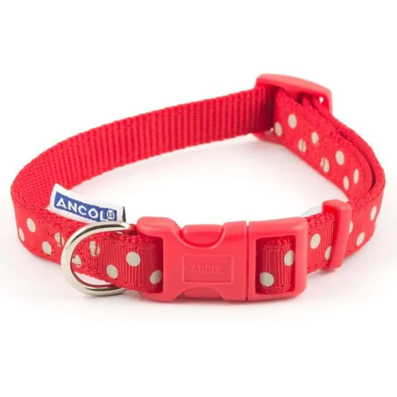 Ancol Pet Products Collars And Leads<Ancol Vintage Polka Dot Collar