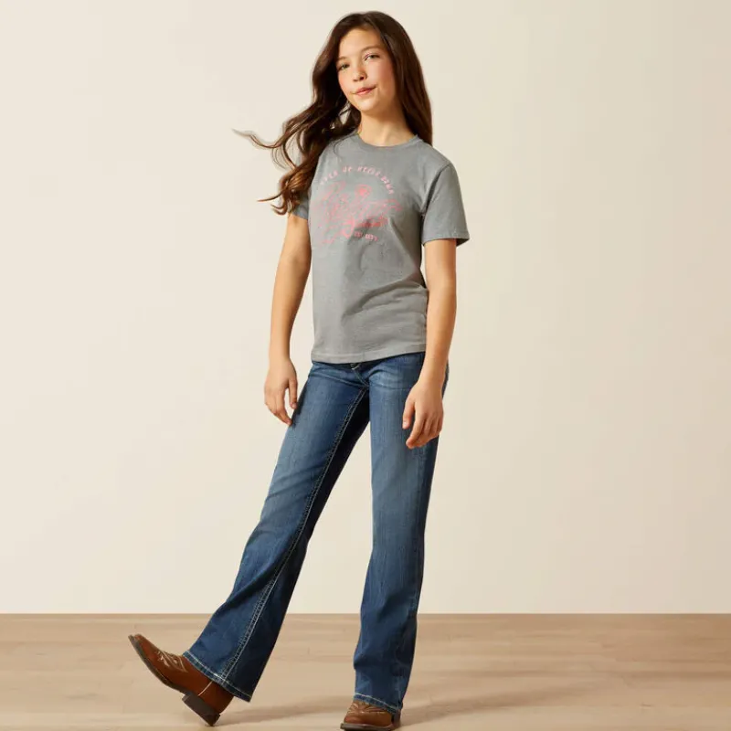 Ariat Tops & Base Layers<Kids 'Heels Down' T-Shirt SS25