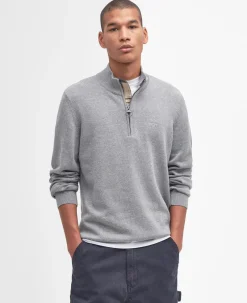Barbour Shirts & Tops|Shirts<Cotton Half Zip Jumper SS24