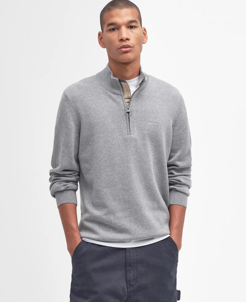 Barbour Shirts & Tops|Shirts<Cotton Half Zip Jumper SS24