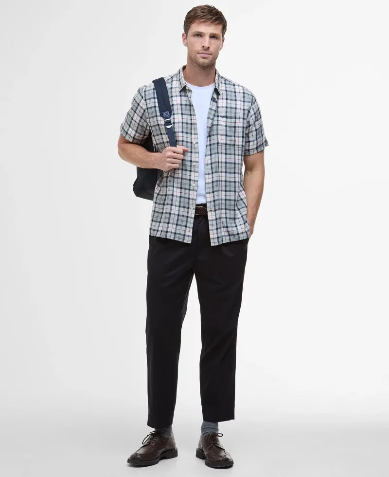 Barbour Shirts & Tops|Shirts<Men's Midfield Short Sleeved Shirt SS25