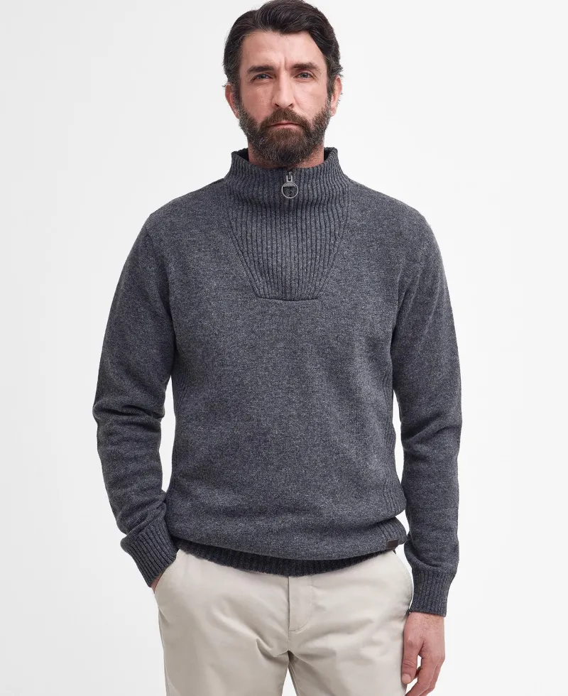 Barbour Sweaters & Fleeces|Sweaters & Fleeces<Men's Nelson Essential Half-Zip Sweater