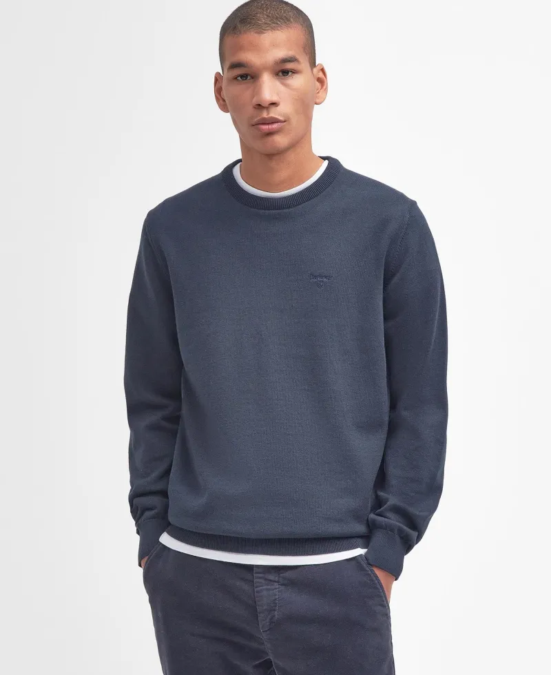 Barbour Sweaters & Fleeces|Sweaters & Fleeces<Men's Pima Cotton Crew Neck