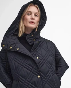 Barbour Jackets & Coats|Trousers<Women's Astor Quilted Cape