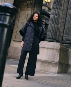 Barbour Jackets & Coats|Trousers<Women's Astor Quilted Cape