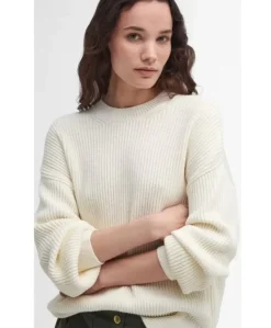Barbour Sweaters & Jumpers|Sweaters & Jumpers<Womens Rib Stitch Crew Knit Jumper