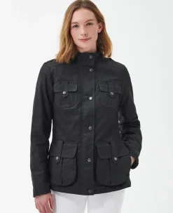 Barbour Jackets & Coats|Trousers<Women's Winter Defence Wax Jacket