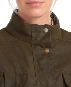 Barbour Jackets & Coats|Trousers<Women's Winter Defence Wax Jacket