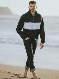 Beaumont u0026 Bear Sweaters & Fleeces|Sweaters & Fleeces<Beaumont & Bear Unisex Cliff Road Quarter Zip