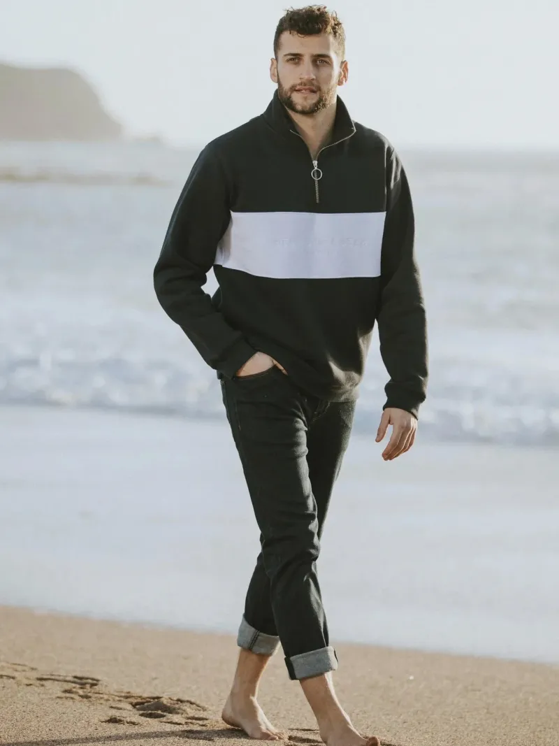 Beaumont u0026 Bear Sweaters & Fleeces|Sweaters & Fleeces<Beaumont & Bear Unisex Cliff Road Quarter Zip