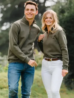 Beaumont u0026 Bear Sweaters & Fleeces|Sweaters & Fleeces<Beaumont & Bear Unisex Tuckenhay Quarter Zip