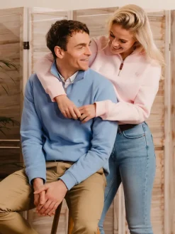 Beaumont u0026 Bear Sweaters & Fleeces|Sweaters & Fleeces<Beaumont & Bear Unisex Tuckenhay Quarter Zip