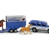 Breyer Toys<Farms Land Rover and Tag-A-Long Trailer