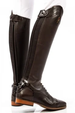 Brogini Long Riding Boots<Florence Vogue Croc Field Boot - Brown (SIZES 42-46)
