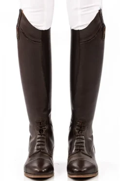 Brogini Long Riding Boots<Florence Vogue Croc Field Boot - Brown (SIZES 42-46)