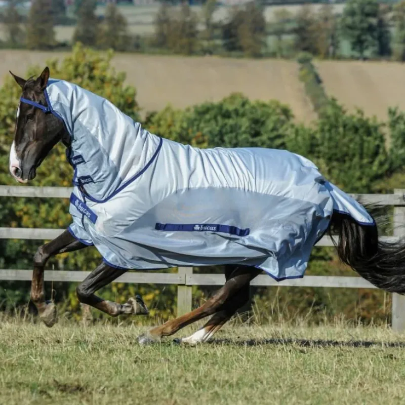 Bucas Turnout Rugs<Buzz Off Rain Sheet + Fly Combo Rug with Detachable Neck