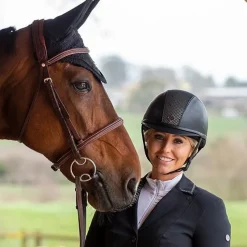 Charles Owen Riding Hats|Riding Hats<AYR8 Plus Leather Look Riding Helmet