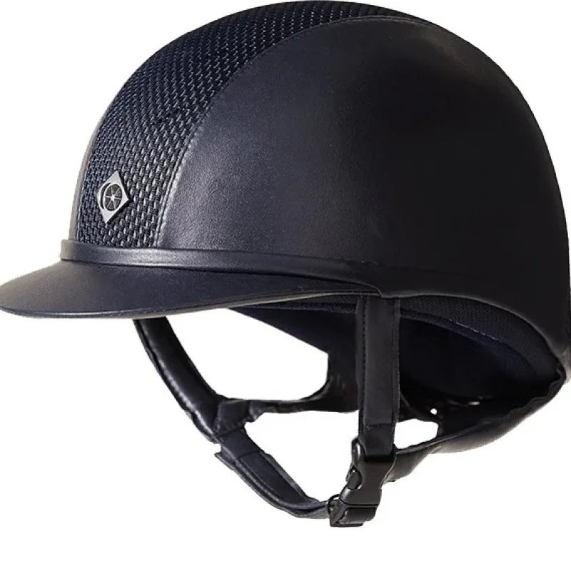 Charles Owen Riding Hats|Riding Hats<AYR8 Plus Leather Look Riding Helmet