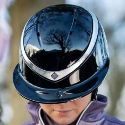 Charles Owen Riding Hats|Riding Hats<Halo Riding Helmet - Black Gloss