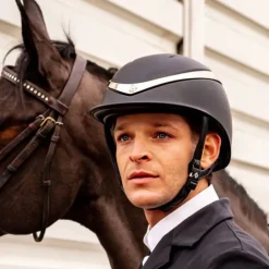 Charles Owen Riding Hats|Riding Hats<Halo Riding Helmet - Black Matte Standard