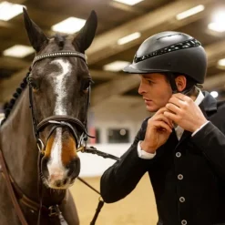 Charles Owen Riding Hats|Riding Hats<Luna Riding Helmet Standard Peak