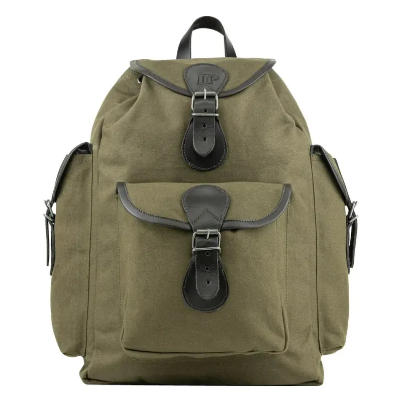 John Rothery Luggage & Wallets|Luggage & Wallets<Cotton & Leather Rucksack by David Nickerson