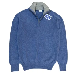 Country Ways Scotland Sweaters & Fleeces|Sweaters & Fleeces<Men's Lambswool 3/4 Zip Neck Sweater