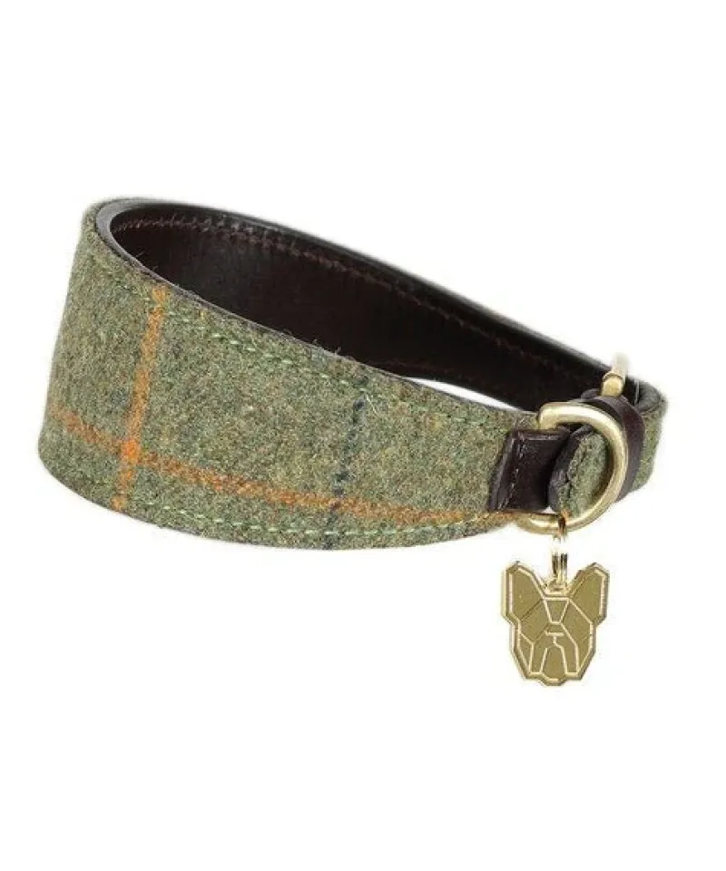 Shires Collars And Leads<Digby and Fox Tweed Greyhound Collar