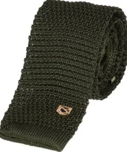 Dubarry of Ireland Ties|Shooting Accessories<Dubarry Knockroe Knitted Tie Olive One Size