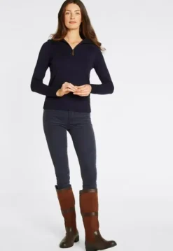 Dubarry of Ireland Jackets & Coats|Trousers<Dubarry Women's Rosmead Zip Neck Jumper