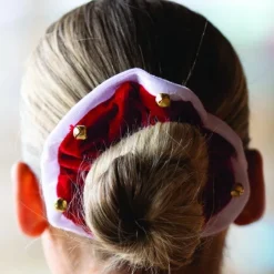 Equetech Hair Bands & Nets|Hair Bands & Nets<Christmas Bells Hair Scrunchie