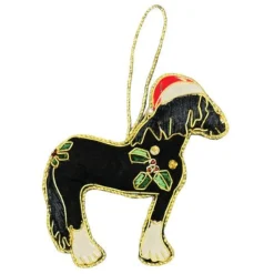 Equetech Homeware<Equine Embroidered Christmas Decoration
