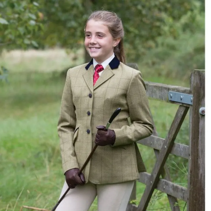 Equetech Competition Jackets<Junior & Maid's Foxbury Deluxe Tweed Riding Jacket