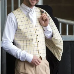 Equetech Jackets & Coats|Gilets<Men's Classic Tattersall Check Waistcoat