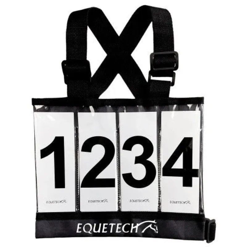 Equetech Number Holders<Mini Eventing Number Bib