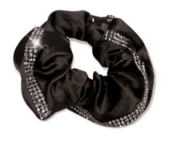 Equetech Hair Bands & Nets<Satin Deluxe Crystal Hair Scrunchie