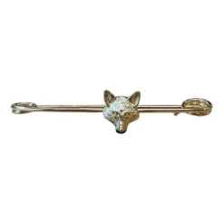 Equetech Riding Accessories|Ties & Stocks<Traditional Fox Head Stock Pin