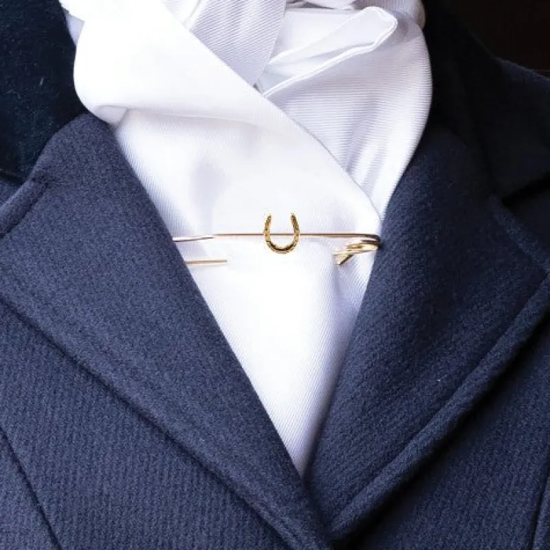 Equetech Ties & Stocks|Ties & Stocks<Traditional Horseshoe Stock Pin