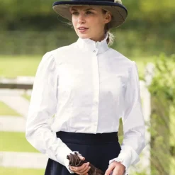 Equetech Show Shirts<Women's Frilly Collar Show Shirt