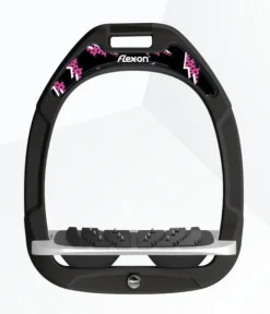 Flex-On Stirrup Irons<Green Composite Stirrups with Patterned Magnetic Stickers