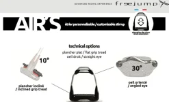 FreeJump Stirrup Irons<AIR'S Dressage Edition