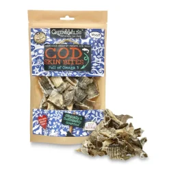 Green u0026 Wild's Dog Treats|Dog Treats<Green & Wild's Cod Skin Bites