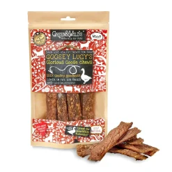 Green u0026 Wild's Dog Treats|Dog Treats<Green & Wild's Goosey Lucy's Glorious Goose Chews