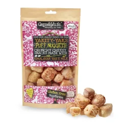 Green u0026 Wild's Dog Treats|Dog Treats<Green & Wild's Yakity Yak Puff Nuggets